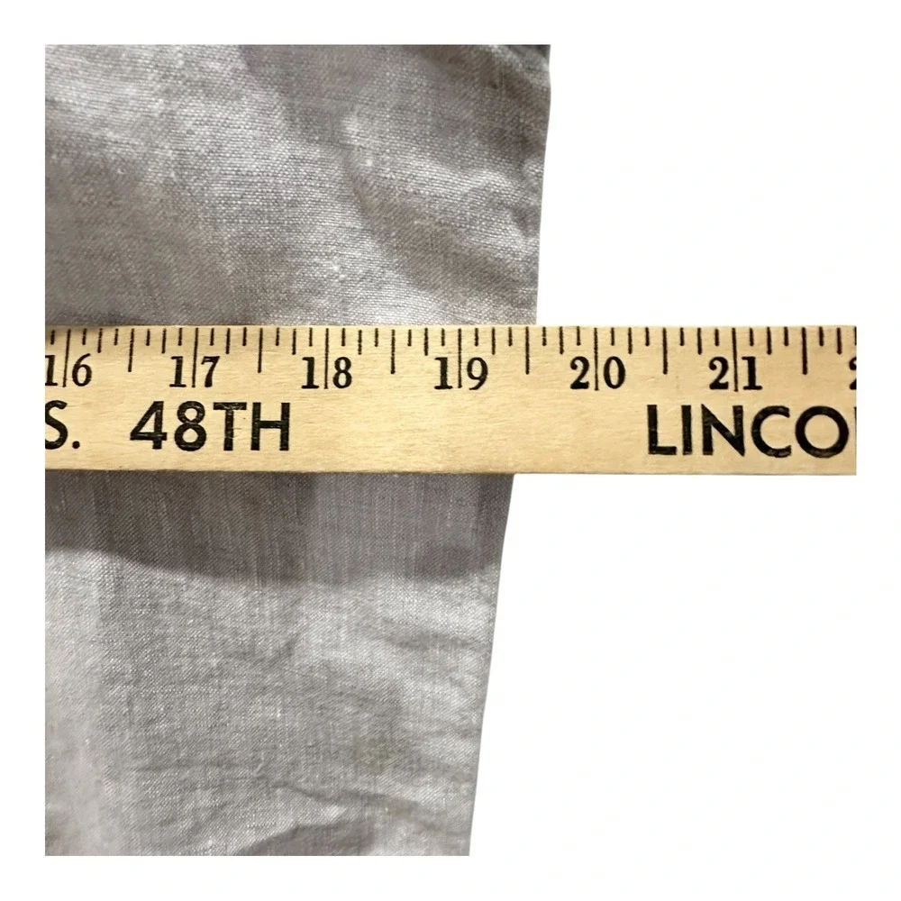 West Elm 100% Linen King Size Pillowcase Sham‎ Light Lavender 20 X 36 Inches